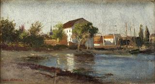 Dutch coastal landscape