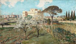 Garden landscape from Rome