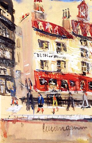 Street in Montmartre