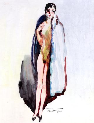Nude Woman in Fur