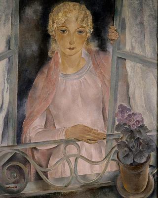 Jeune fille au balcon