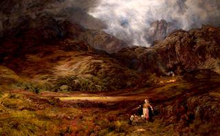 A Mountain Farm, Llanrhychwyn, near Trefriw