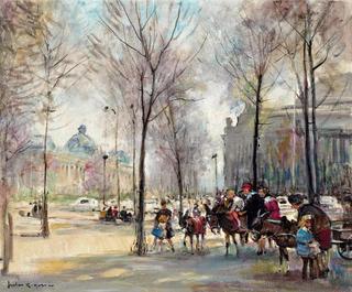 Figures on Horseback by the Petit Palais