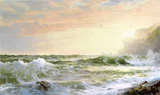 Twilight: Horsehead Rock, Conanicut Island in the Narragansett Bay