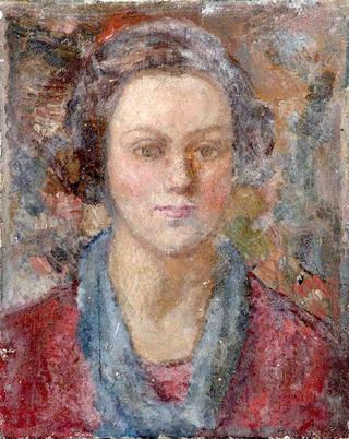 Bust Study of a Young Unknown Woman, Full Face