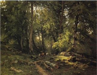 Cows in the Wood
