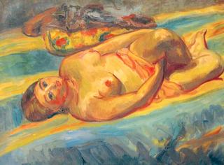 Nude Lying on Her Back
