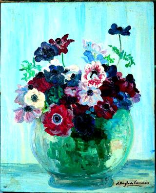 Still life with anemones