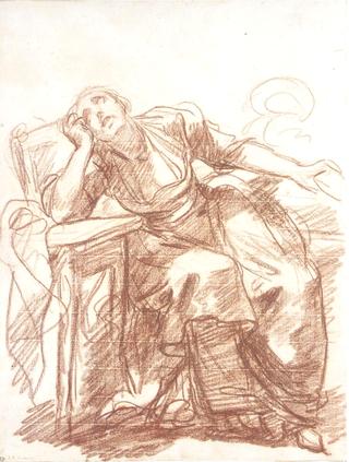 Study of a Despairing Woman