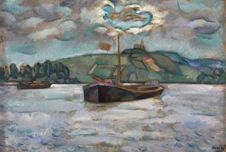 Barges on the River Don