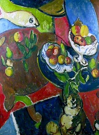 Still Life with a Table Supported by Amorini