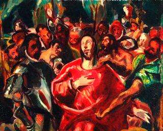 The Despoiling of Christ (after El Greco)