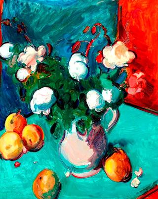 White Roses and Pears