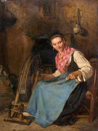 Woman Spinning