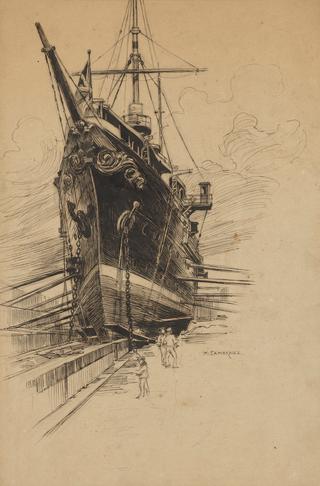 Ship in the Dock