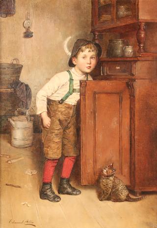 Boy With Cat