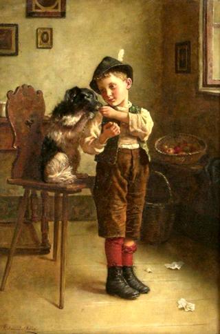 Boy with a Dog