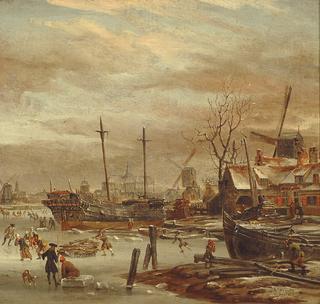 Winter Scene in Haarlem