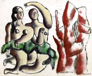 Dancers with Tree Trunk