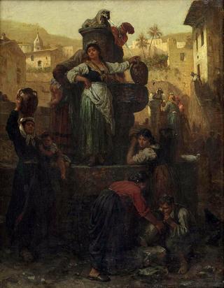 At the Well of a Mediterranean Town