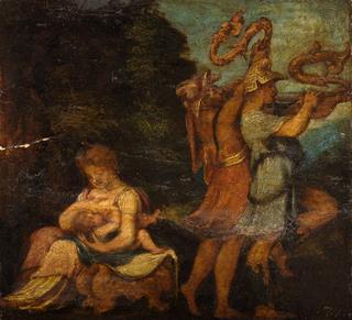 Jupiter Raised by Amalthea