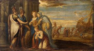Aeneas takes Leave of Dido