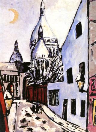 Sacre Coeur in Snow