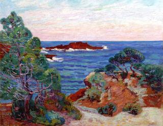 The Red Rock at Agay