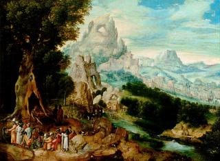 Landscape with the Preacher Johannes d. Täufers