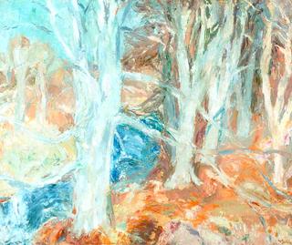 The River and Beech Trees, Temple Woods