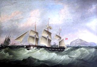 The 'Charlotte' off the Old Head of Kinsale