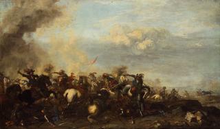 Battle Scene:  Clash of Riders