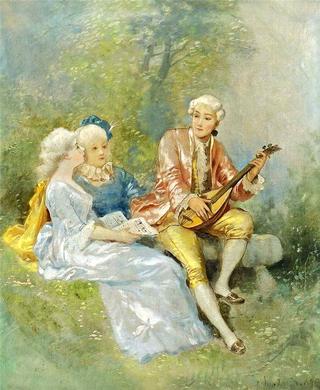 Le charmeur à la mandoline