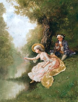Couple Fishing