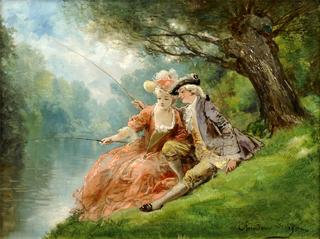 Couple Fishing