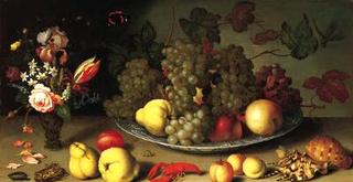 Still Life with Fruits and Flowers