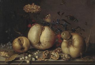 Still Life with Fruit and Shells