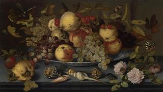 Still Life with Dish of Fruit