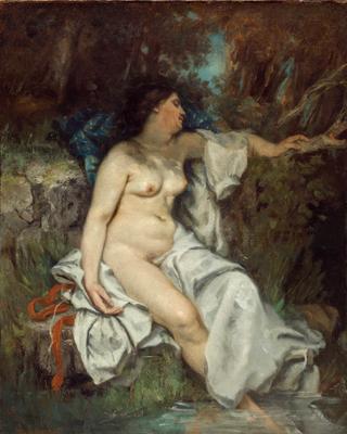 Bather Sleeping by a Brook