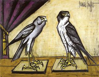 Harrier and Peregrine Falcon