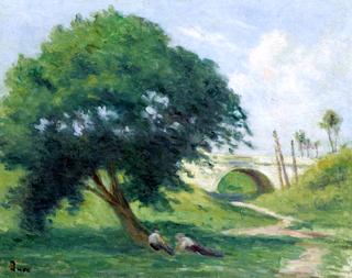 Landscape near Rolleboise