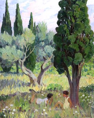 Children in a Field, Summer