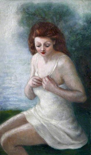 Redhead in a Chemise