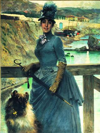 Portrait of the daughter of Jack La Bolina