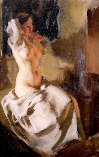 Nude by the Fire