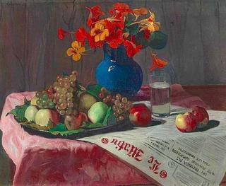 Still life with capucines