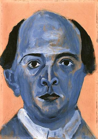 Blue Self-Portrait