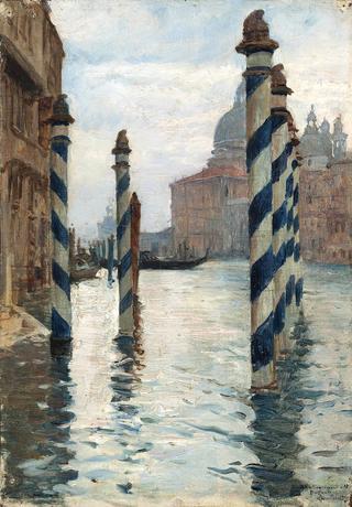 On the Grand Canal, Santa Maria della Salute beyond