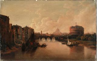 View of the Tiber and Castel Sant'Angelo
