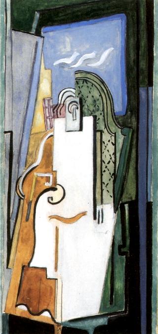 Figure in Blue